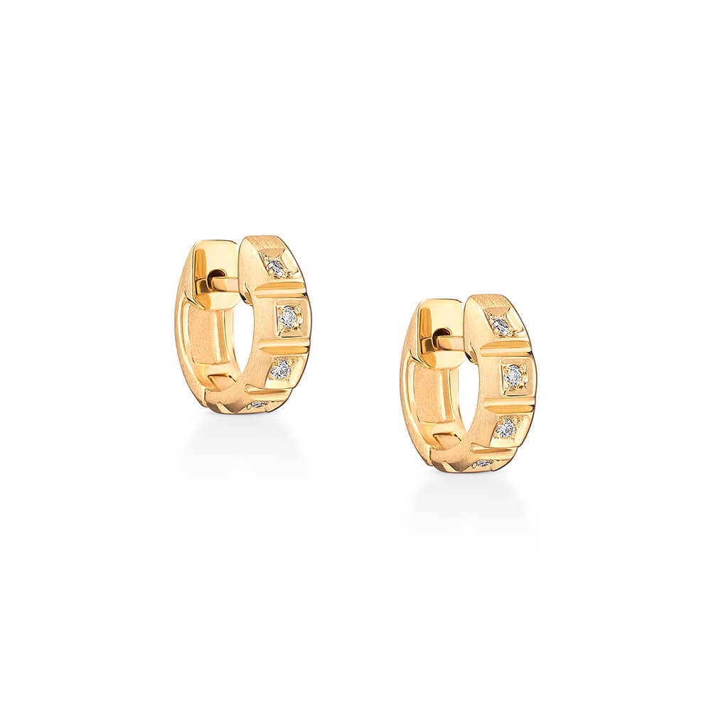 Brinco Argola Square 18k
