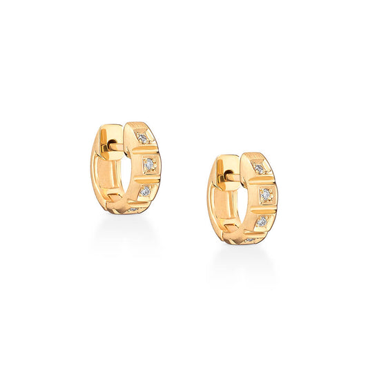 Brinco Argola Square 18k