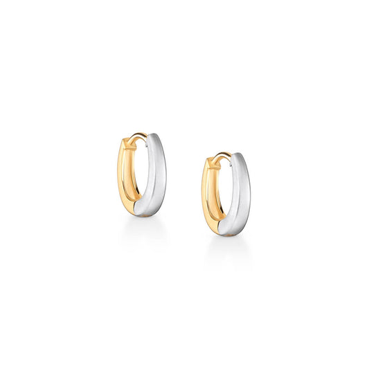 Brinco Argolinha Duo 18k