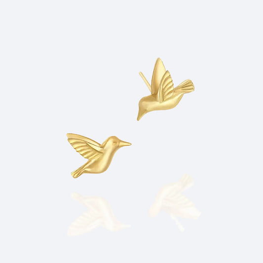 Brinco Beija-Flor 18k