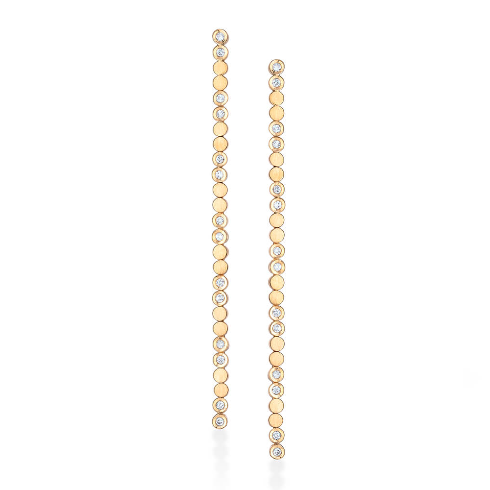 Brinco Confete Longo 18k