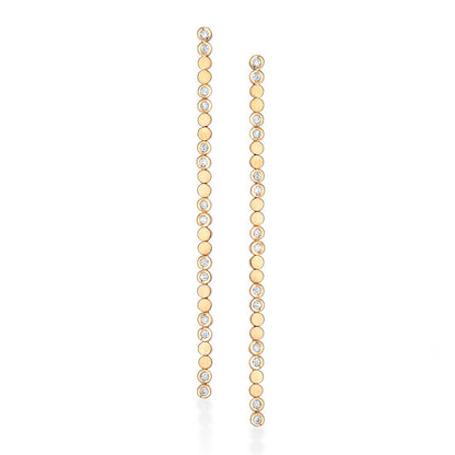 Brinco Confete Longo 18k