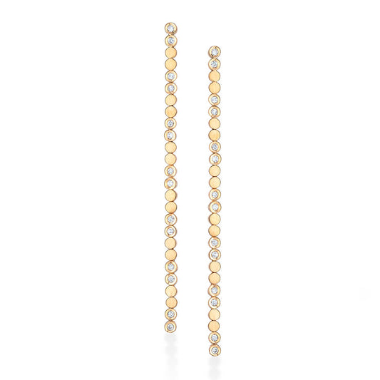 Brinco Confete Longo 18k