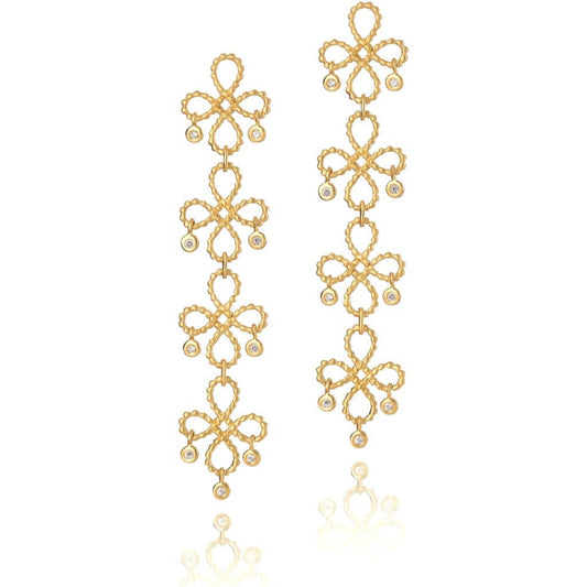 Brinco Divindade Longo 18k