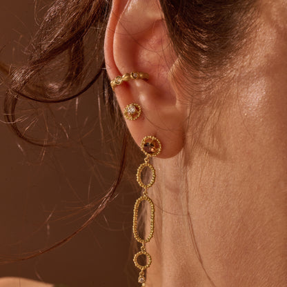 Brinco Duna Brilhante 18k