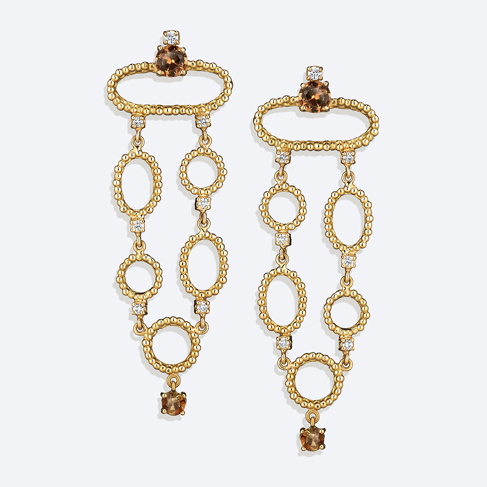 Brinco Duna Elos Duplo 18k