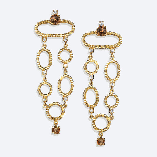 Brinco Duna Elos Duplo 18k