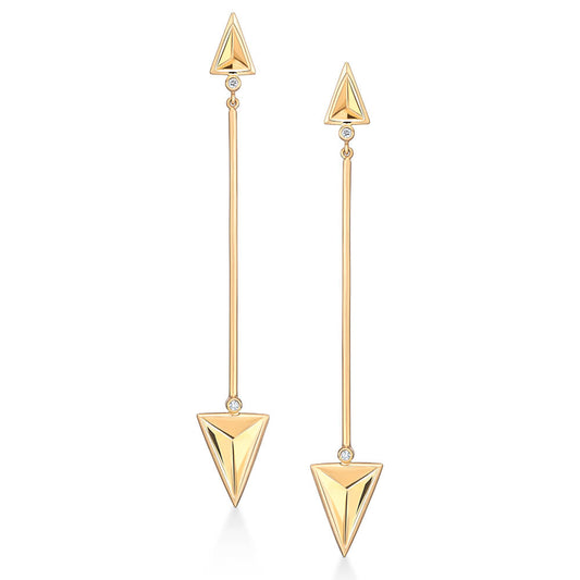 Brinco Duo Metal 18k