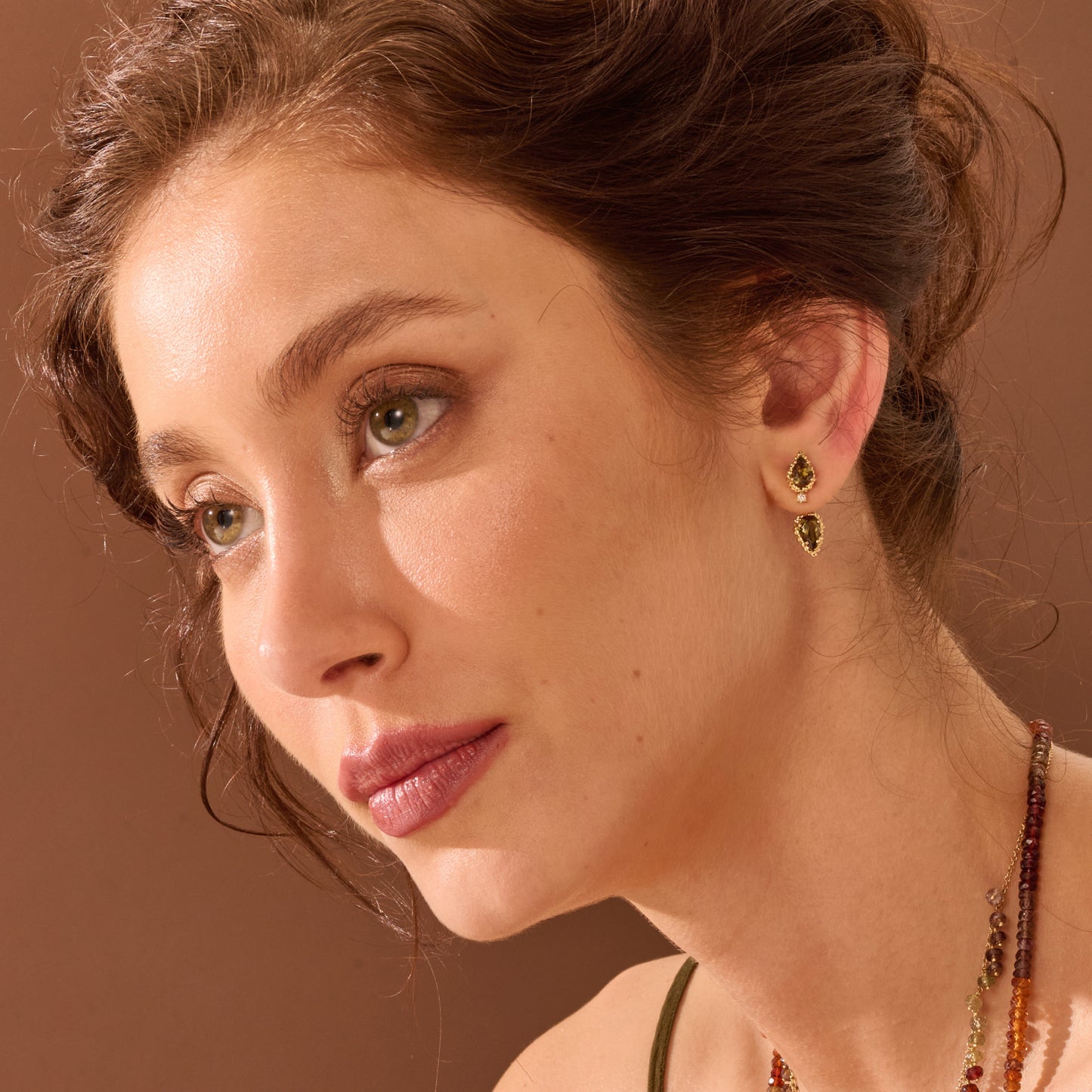 Brinco Ear Jacket Duna 18k