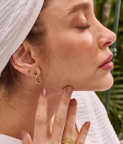 Brinco Ear Jacket Duna 18k