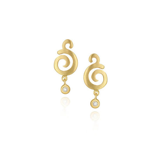 Brinco Espiral Mini 18k