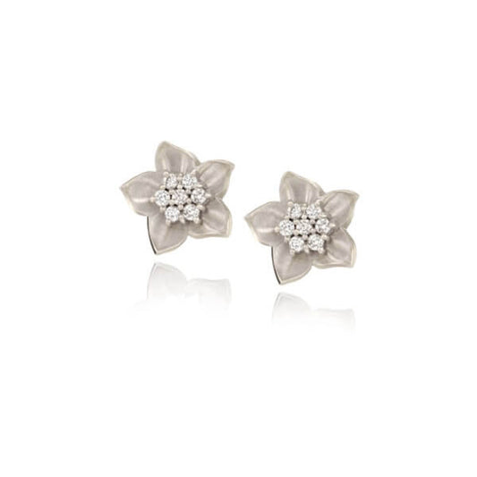 Brinco Flor Miolo 18k