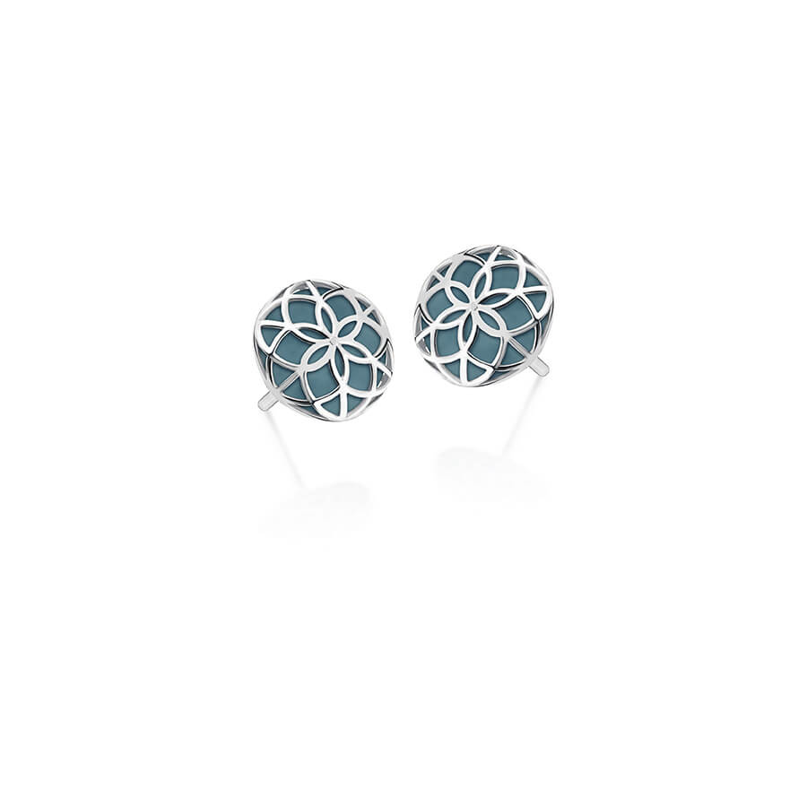 Brinco Flor da Vida Espeto 18k