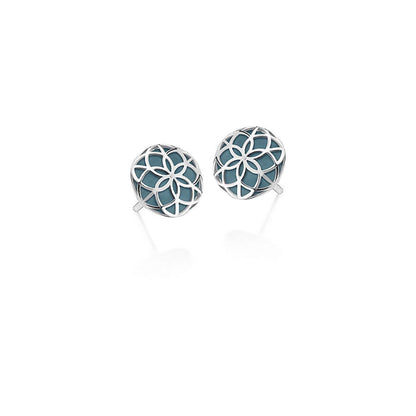 Brinco Flor da Vida Espeto 18k