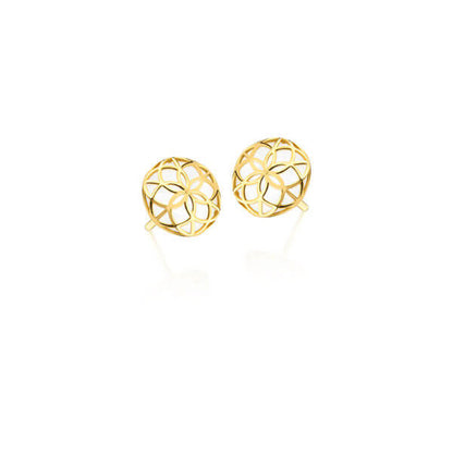Brinco Flor da Vida Espeto 18k