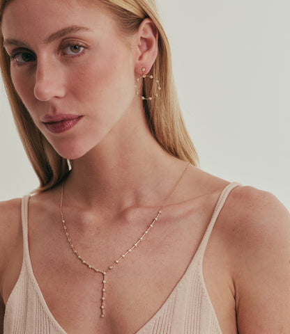 Colar Ajustável Grid 18k