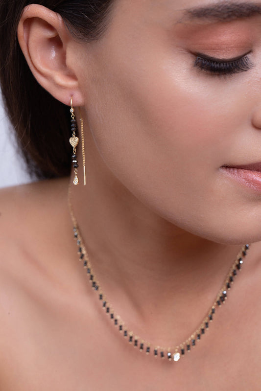 Brinco Paixão Espinélio 18k