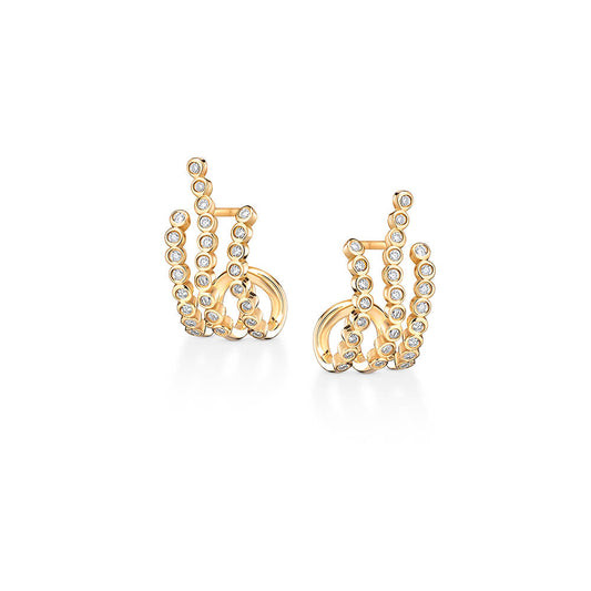 Brinco Petit Poa Brilhante 18k