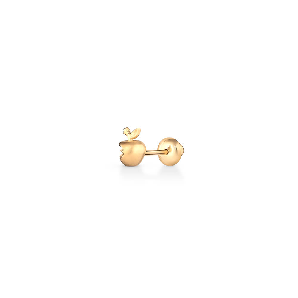 Brinco Piercing Maça 18k