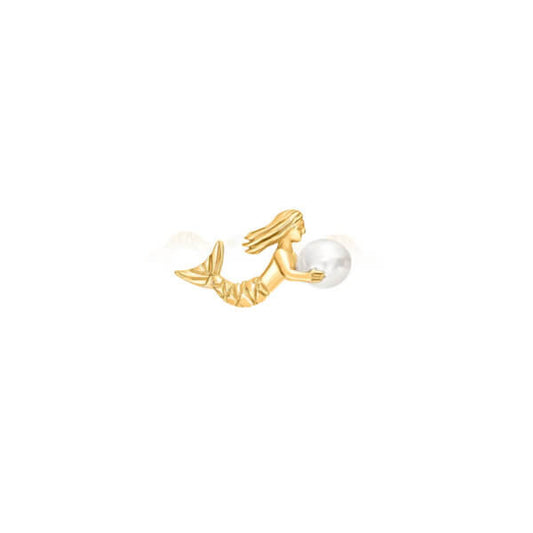 Brinco Piercing Sereia Mini 18k