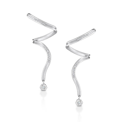 Brinco Reflexo Twist 18k