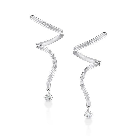 Brinco Reflexo Twist 18k