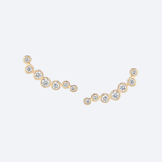 Brinco Earcuff Trilha 18k