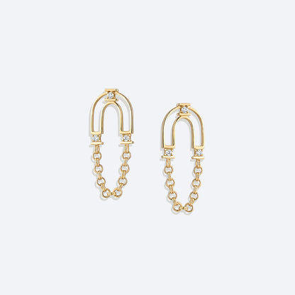 Brinco Elo Arc Corrente 18k