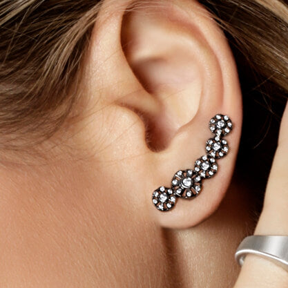 Brinco Snow Earcuff 18k