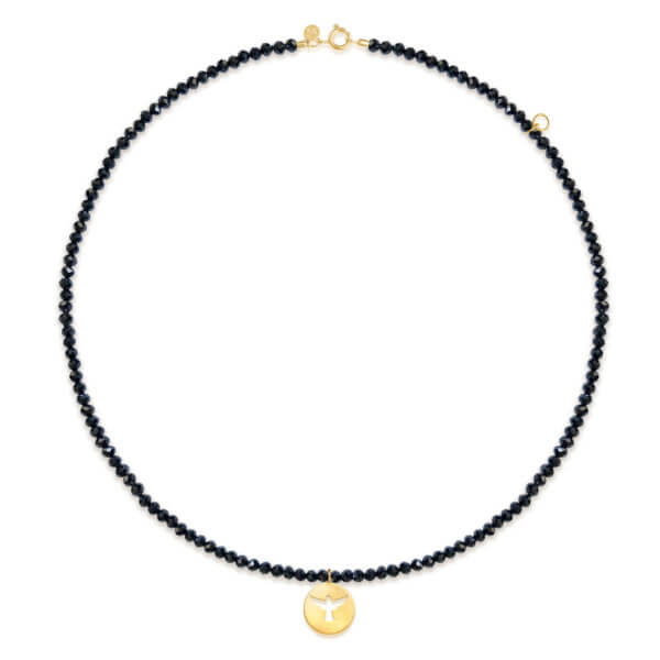 Choker Espinélio Negro - Espírito Santo 18k