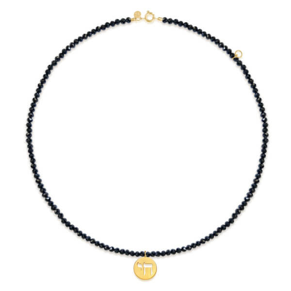 Choker Espinélio Negro - Rai 18k