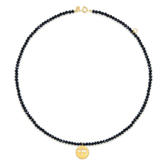 Choker Espinélio Negro - Rai 18k