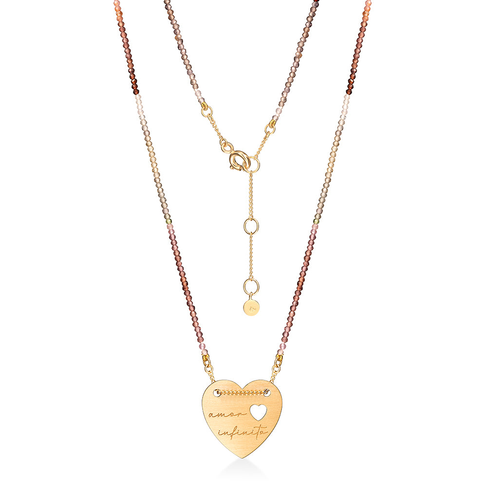 Colar Imprint Coração Chapa 18k
