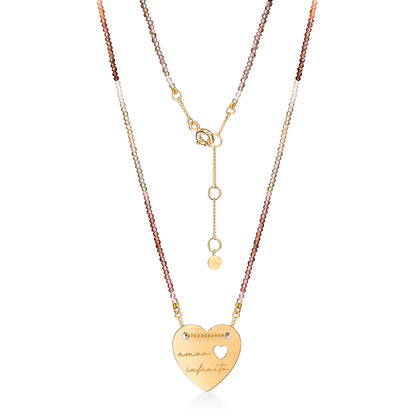 Colar Imprint Coração Chapa 18k