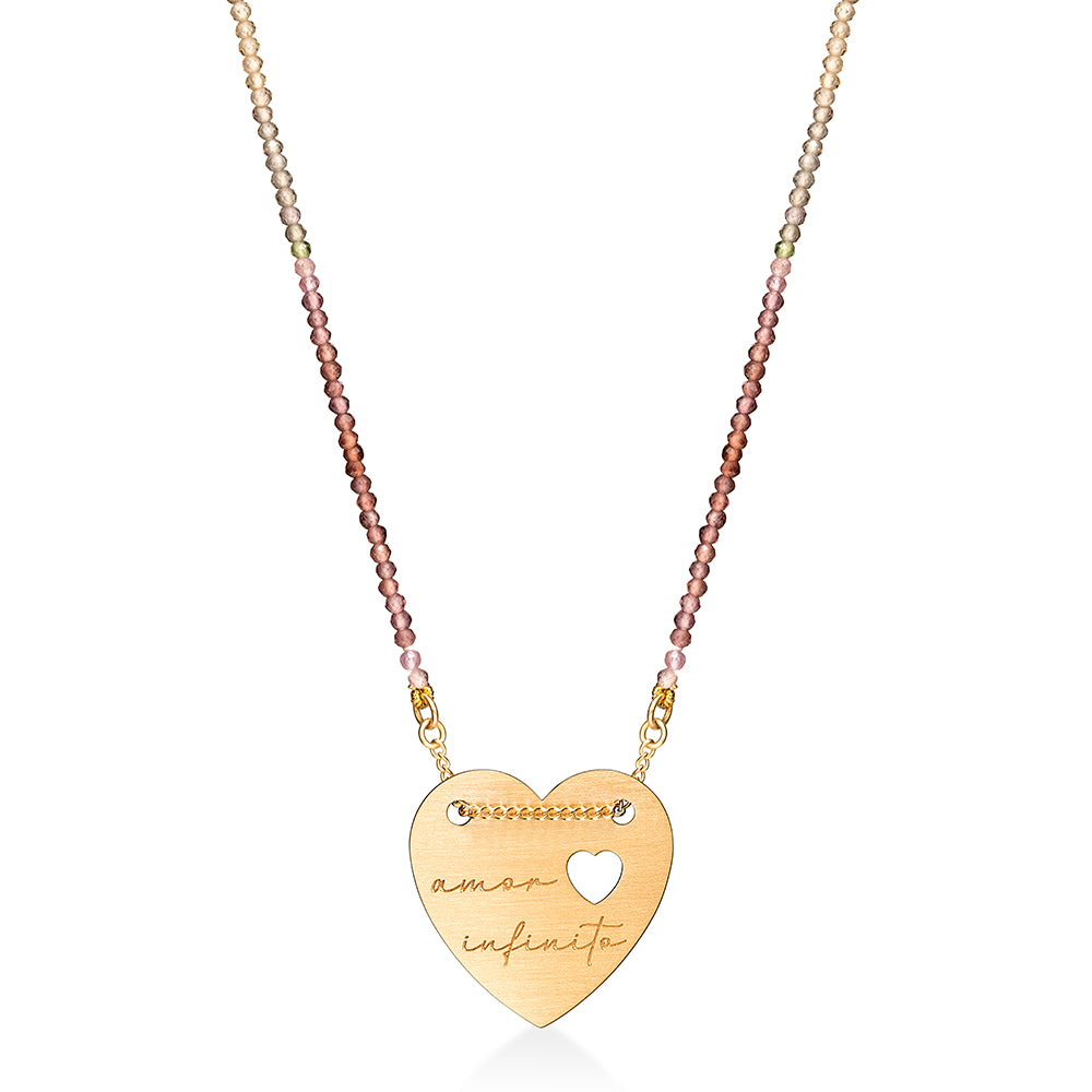 Colar Imprint Coração Chapa 18k