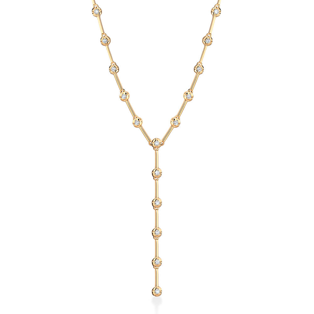 Colar Ajustável Grid 18k