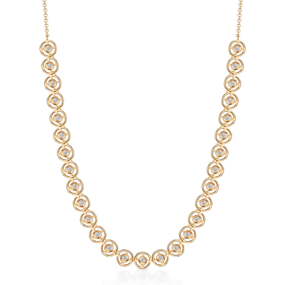 Colar Ajustável Redondo 18k