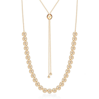Colar Ajustável Redondo 18k