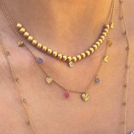 Colar Bolas 18k