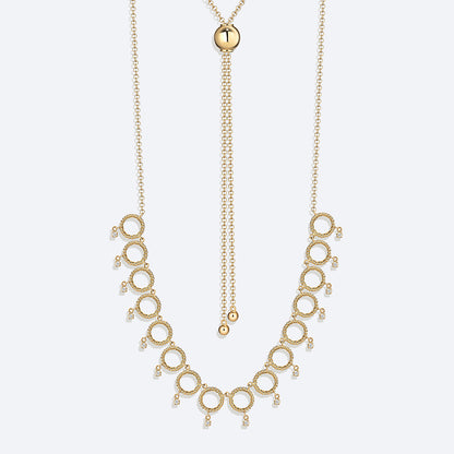 Colar Duna Ajustável Elos 18k