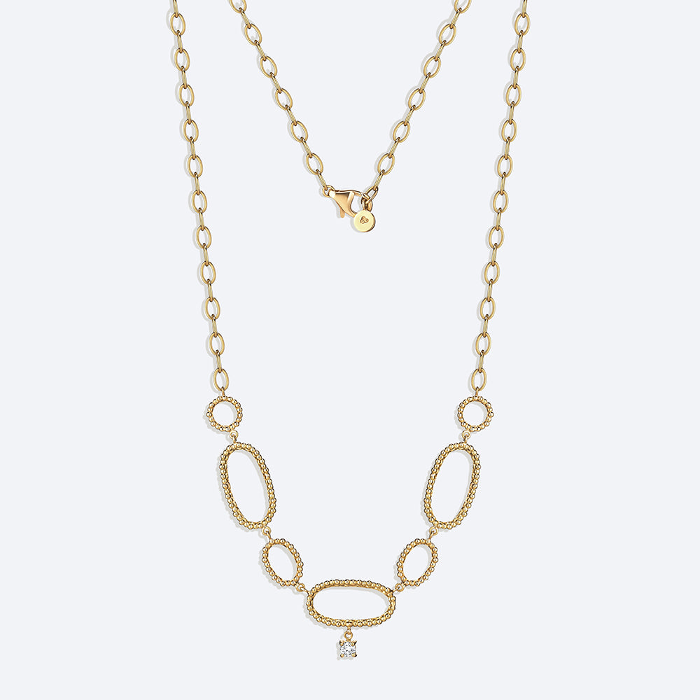 Colar Duna Elos Centro 18k