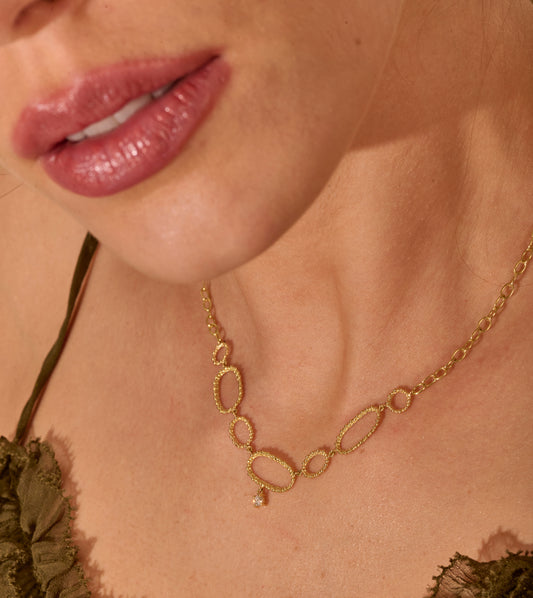 Colar Duna Elos Centro 18k