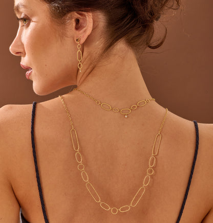 Colar Duna Elos Centro 18k