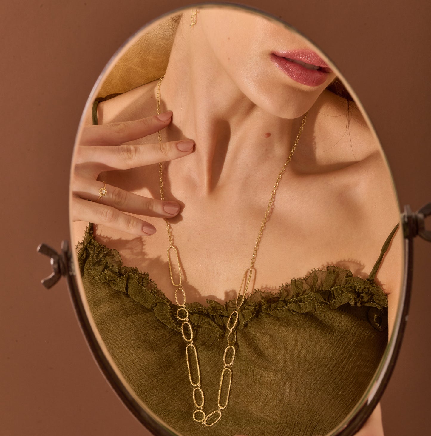 Colar Duna Elos Longo 18k