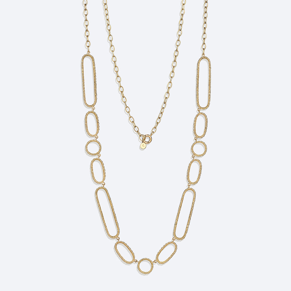 Colar Duna Elos Longo 18k