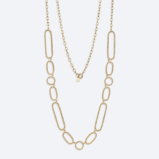 Colar Duna Elos Longo 18k