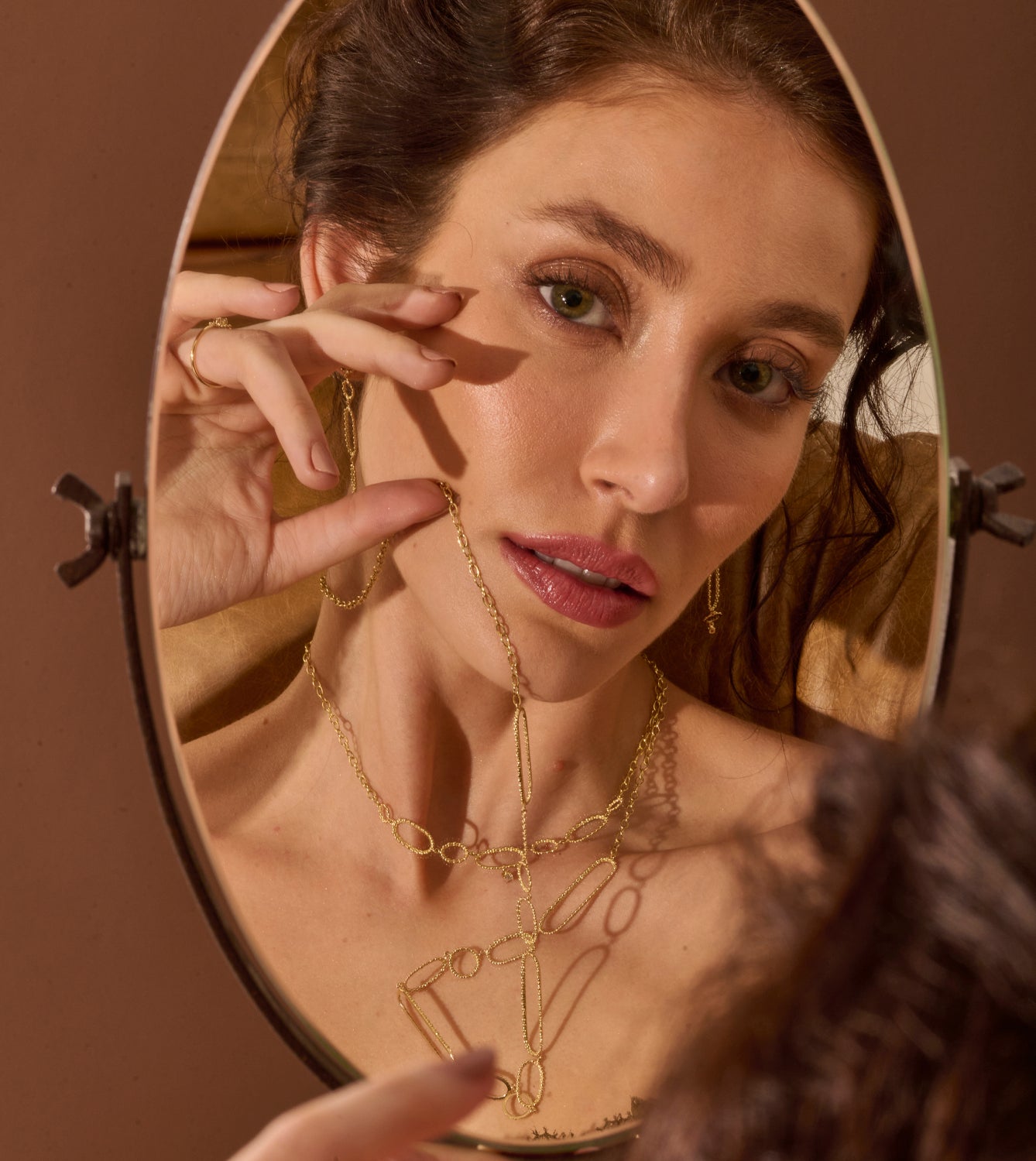 Colar Duna Elos Longo 18k