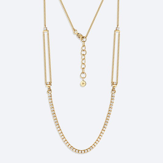 Colar Elo Riviera 18k