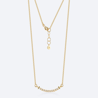 Colar Elo Riviera Smile 18k