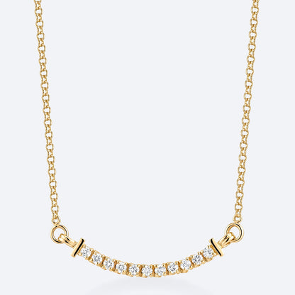 Colar Elo Riviera Smile 18k